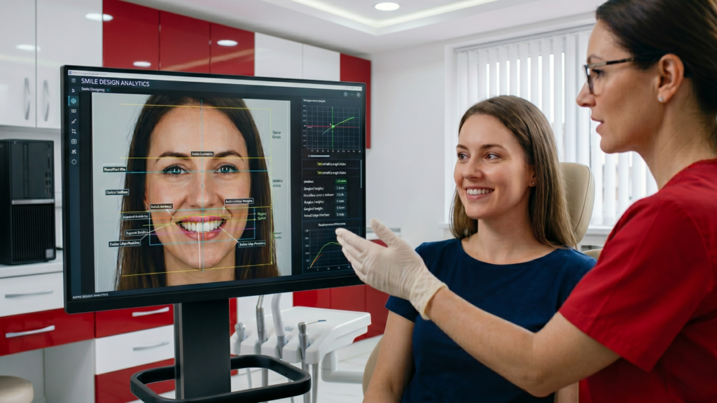 Facial analysis for digital smile design